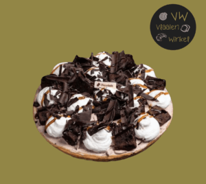 Brownie vlaai