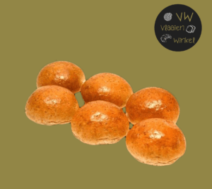 Bruine tarwebol(6 stuks)