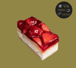 Gebakje gluten, lactosevrij aardbei