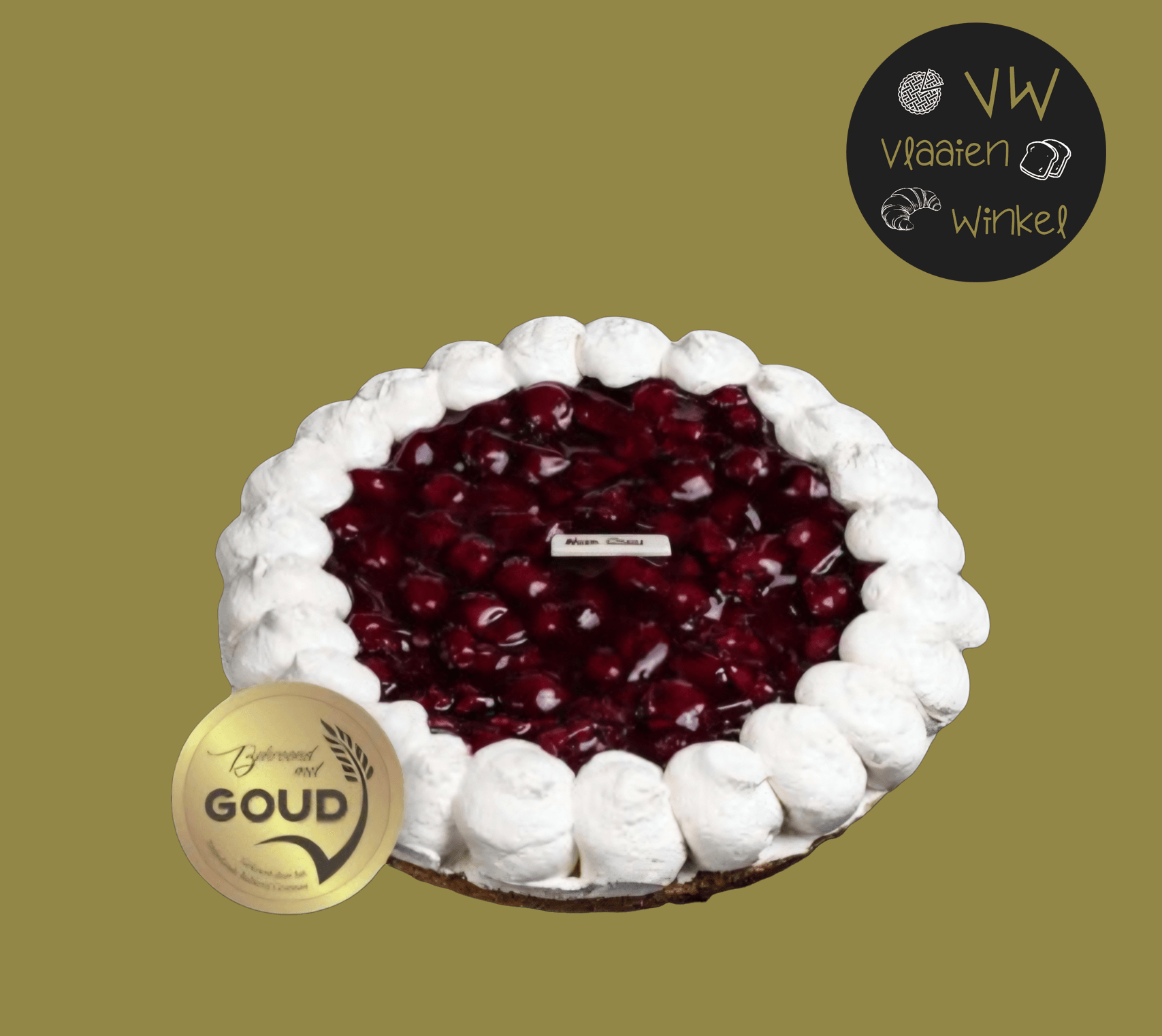 Kersen mon-chou vlaai