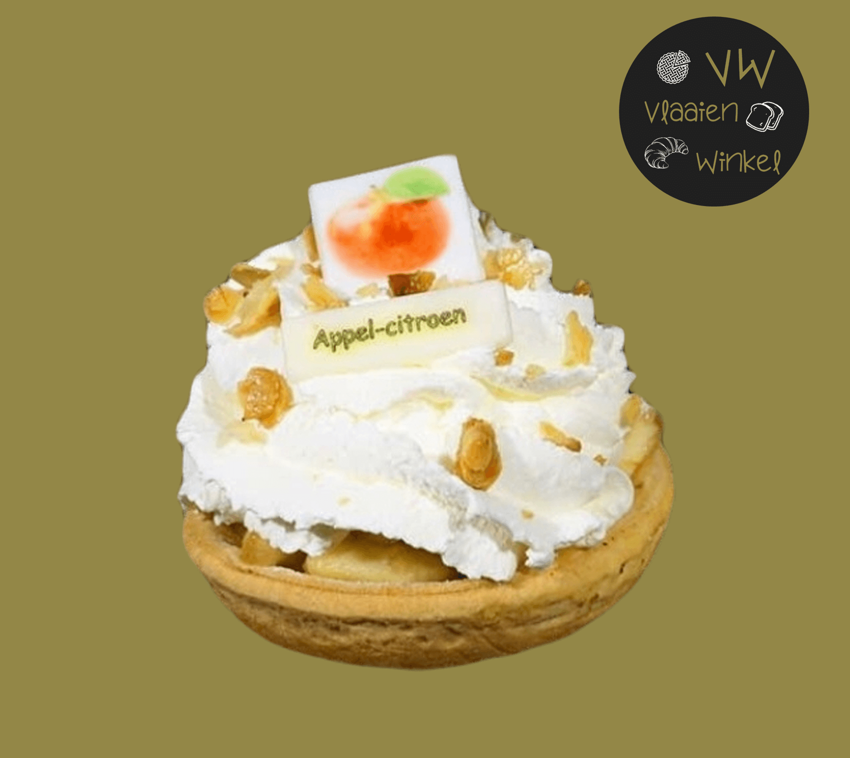 Mini vlaai appel-citroen